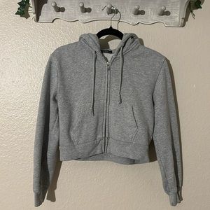 Brandy Melville grey crop jacket
